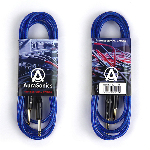 AuraSonics J63J63-3TBU Кабель инструментальный.