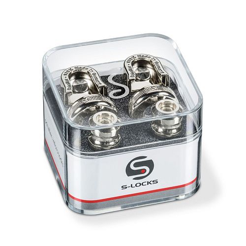 Schaller 14010101 (445) Security Lock Крепление для ремня с блокировкой для гитары (пара).