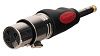 Soundking CXA005 Переходник (разъем переходной) XLR гнездо - 1/4'' стерео штекер.-0