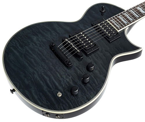 ESP LTD EC-1000PIEZO QM See Thru Black Электрогитара.