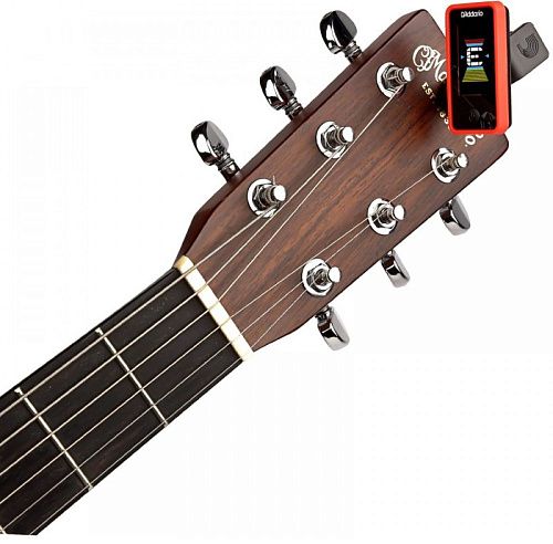 Planet Waves PW-CT-17RD Eclipse Тюнер на прищепке, красный.