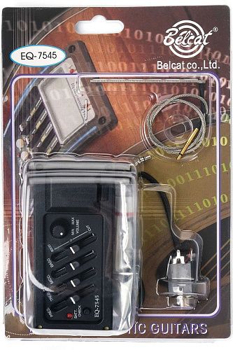 Belcat EQ-7545 Звукосниматель с 4-х полосным эквалайзером.