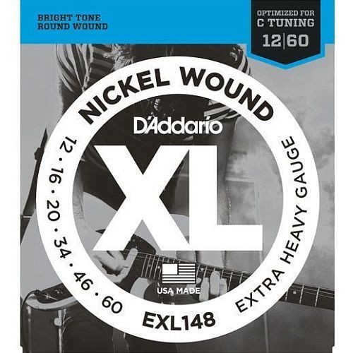 D'Addario EXL148 (12-60) Комплект струн для электрогитары.