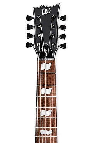 ESP LTD EC-258 Black Satin Электрогитара восьмиструнная.