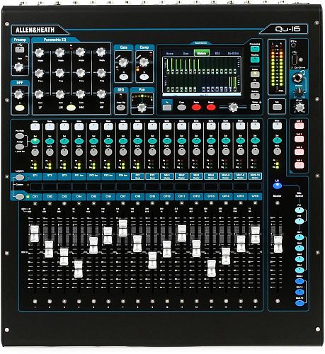 Allen & Heath QU-16 Цифровой 16-ти канальный микшерный пульт.
