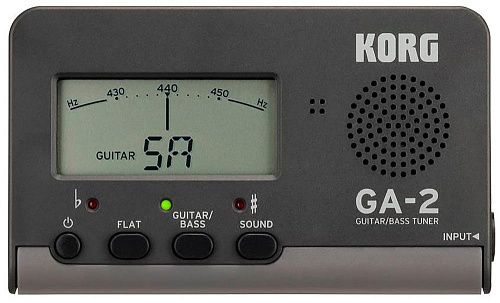 Korg GA-2 Тюнер цифровой для гитары/бас-гитары.