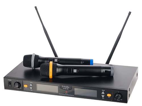 LAudio LS-Q2-2M Беспроводная микрофонная система, 2 ручных передатчика.