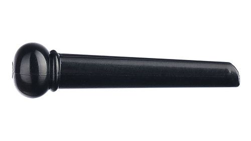 Alice A021BK/2PVC Фиксатор струн черный с белой точкой 2 мм.