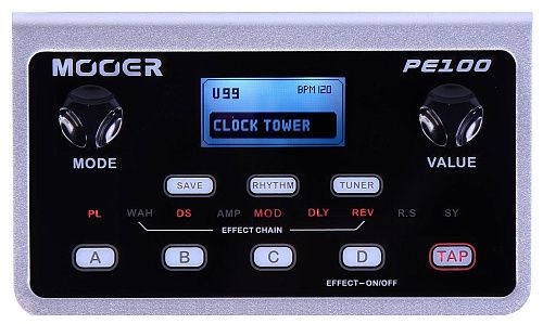 Mooer PE100 Гитарный процессор эффектов.