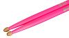 HUN 10101003010 Fluorescent Series 7A Pink Барабанные палочки, деревянный наконечник.-3