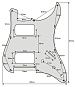 Musiclily MX2248BK Защитная накладка для электрогитары Fender Stratocaster HH, 3 слоя, черная.-3